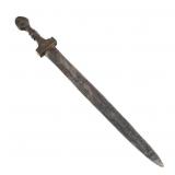 BRASS HANDLED SHORT SWORD