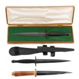 WWII - COLD WAR FAIRBAIRN SYKES & STILETTO KNIVES