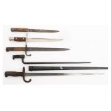 19th C. - WWI US, EUROPEAN & BRAZILIAN BAYONETS