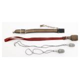 WWII GERMAN SS OFFICER SWORD HANGER & PORTEPEES