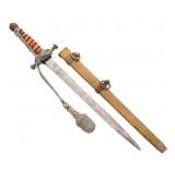 GERMAN WEIMAR REPUBLIC REICHSMARINE OFFICER DAGGER