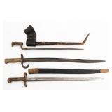 FRENCH M1866 & REENACTOR BAYONETS