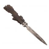 WWI - WWII GERMAN IRON CROSS SHRAPNEL KNIFE