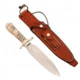RANDALL MADE TC SPECIAL SCRIMSHAW HANDLE KNIFE