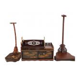 EDO PERIOD JAPANESE KATANA DRESSING BOX & STANDS
