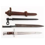 MODEL 1892 KRAG BAYONET & RAILROAD SPIKE DAGGER