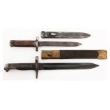 ITALIAN M1938 & MODIFIED M1870 BAYONETS