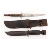 CATTARAUGUS 225Q & 3rd PATTERN FAIRBAIRN KNIVES