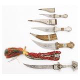MIDDLE EASTERN JAMBIYA & SHABRIA KNIVES