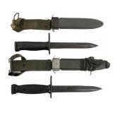 VIETNAM WAR US M6 & M7 BAYONETS