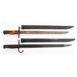 WWII JAPANESE ARMY & NAVY TYPE 30 BAYONETS