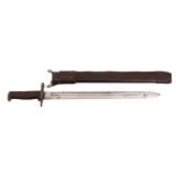 US ARMY M1905 BAYONET WITH M1905 MODIFIED SCABBARD
