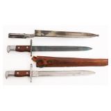 US M1892 KRAG BAYONETS - PICKETT & STEEL SCABBARDS