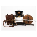 WWII IJN ADMIRAL KANTARO SUZUKI VISOR CAP & SWORD