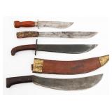 WWI US M1909 BOLO KNIFE & COLLINS 1005 MACHETE