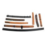 JAPANESE KATANA, TANTO & WAKIZASHI SAYA & HORN