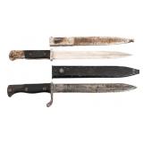 WWI - WWII GERMAN CUT-DOWN M1898/05 & K98 BAYONETS