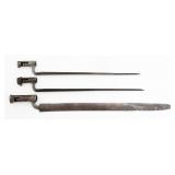 19th C. BRITISH & US SOCKET BAYONETS