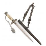 WWII GERMAN LUFTWAFFE OFFICER PARTS DAGGER