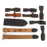 WWII GERMAN K98, CZECH VZ FROGS & US BOLO SHEATH