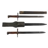 ITALIAN M1891 BAYONETS WITH SCABBARDS
