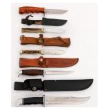 FIXED BLADE HUNTING KNIVES - PUMA, BUCK, CASE XX