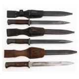 WWI - WWII GERMAN K98 COMBAT BAYONETS