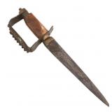 WWI - WWII THEATER MADE TRENCH FIGHTING KNIFE