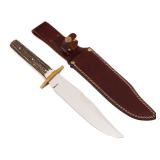 A.G. RUSSELL BOWIE KNIFE WITH SHEATH