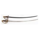 CIVIL WAR US ARMY M1860 CAVALRY SWORDS by AMES