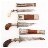 SOUTHEAST ASIAN GUNONG & PUNAL DE KRIS KNIVES