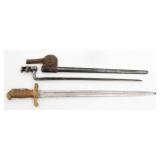 INDIAN WARS M1870 ROLLING BLOCK & SOCKET BAYONETS