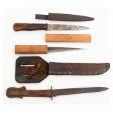 GERMAN BOOTKNIFE, JAPANESE KOGATANA & CUSTOM KNIFE