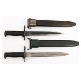 WWII US ARMY M1905E1 BAYONETS by SPRINGFIELD & RIA