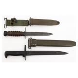 WWII - KOREAN WAR US M1 & M4 BAYONETS