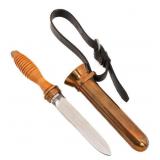 US NAVY MARK V DIVERS KNIFE & SCABBARD