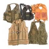 WWII US ARMED FORCES LIFE PRESERVERS & VESTS