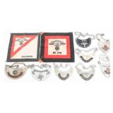 REENACTOR WWII GERMAN NSKK FLAGS & GORGETS