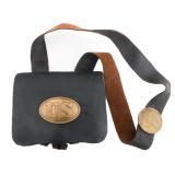 CIVIL WAR UNION ARMY LEATHER CARTRIDGE BOX