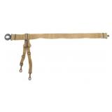 WWI US ARMY M1910 GARRISON BELT & DUAL HANGERS