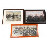 19th C. BRITISH MILITARY ENGRAVINGS & PRINT
