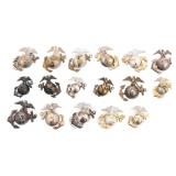 WWII - KOREAN WAR USMC OFFICER & SWEETHEART EGAS