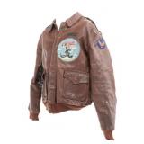 WWII 20th AAF 357th BOMB SQUADRON A2 FLIGHT JACKET