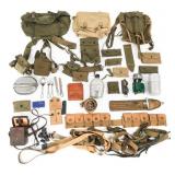 WWII - KOREAN WAR US ARMY & USMC FIELD GEAR