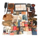 WWII USMC GENERAL CARLSON GUADALCANAL MAP & GROUP