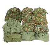 VIETNAM US ARMY ERDL CAMO & TYPE 2 JACKET UNIFORMS