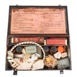 WWII GERMAN LUFTSCHUTZ MEDICAL BOX WITH SUPPLIES