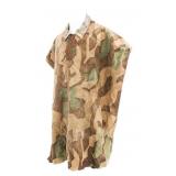 WWII GERMAN MODIFIED ZELTBAHN SPLINTER CAMO PONCHO