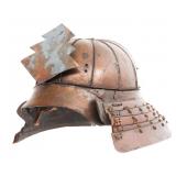 EDO PERIOD JAPANESE SAMURAI KACHI KABUTO LACQUERED