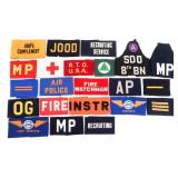 WWII - COLD WAR US ARMED FORCES & CIVILIAN ARMBAND